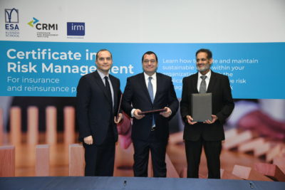 ESA, IRM and CRMI partner on risk management certification